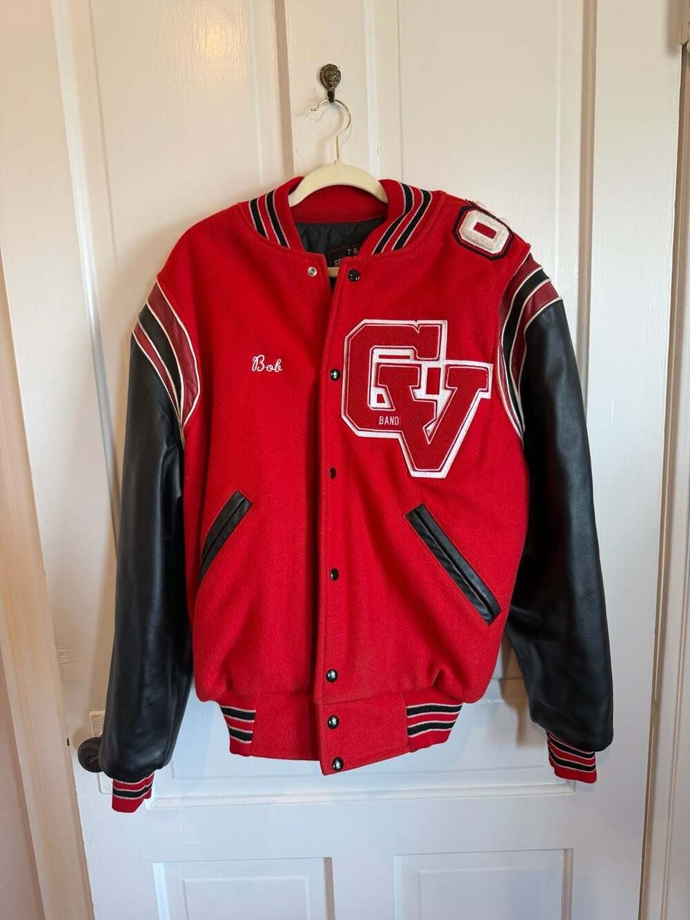 T & M Sportswear Chippewa Valley Marching Band Varsity Jacket Size XL